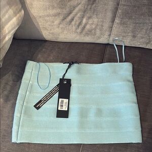 I.AM.GIA Light Blue Mini Skirt